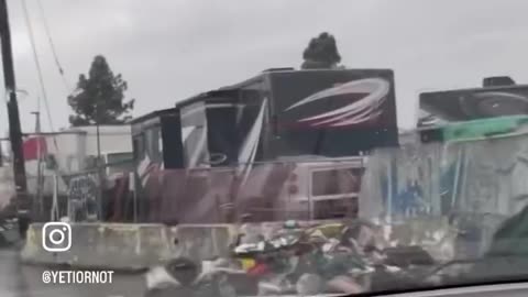 Homeless Encampments In California