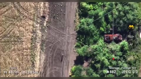 Russian killed via drone dropped munition