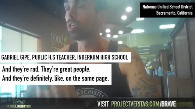 Pro Antifa Teacher Admits Communist Indoctrination of students to turn them into REVOLUTIONARIES Part 1
