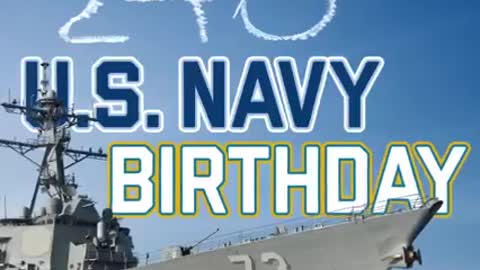 246 candles. 🎂 246 years of service to this great Nation. #ResilientandReady #246NavyBirthday