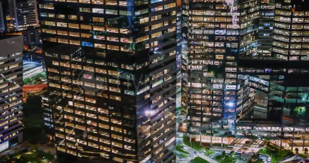 WOW!!! Hyperlapse Sao Paulo city, Brazil at night in 4K