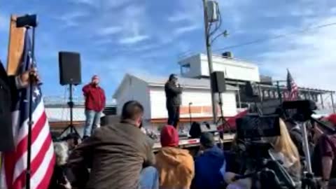 Ted Cruz Speaks to The People's Convoy at Hagerstown MD & will be leading the Convoy on the Beltway