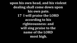 Psalms 7 King James version