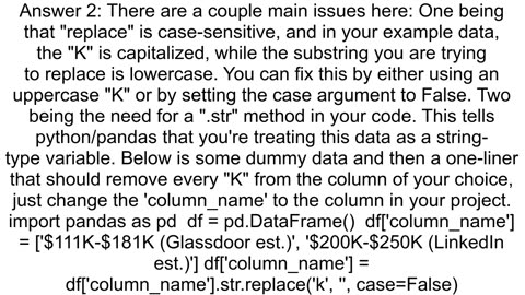 I can39t use string replacing function in a data frame