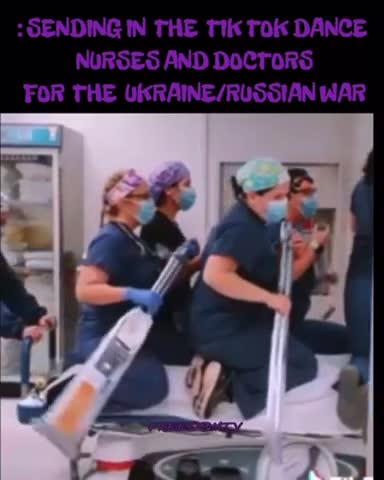 Tik tok dance nurses and doctors war now