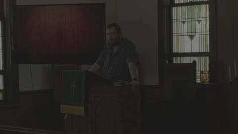 Convicted, my first sermon by Joe, Sunday Sermon at MHW GMC