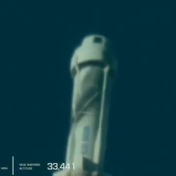 Blue Origin New Shepard rocket launches its 20th mission to space and 4th human space flight