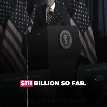 America has spent an enormous amount of money on Ukraine!