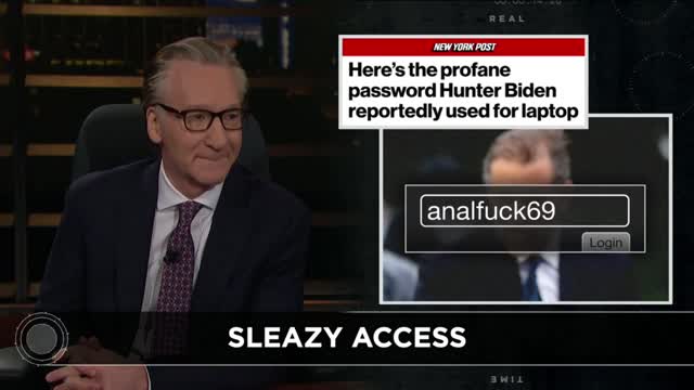 BILL MAHER'S RULE FOR HUNTER BIDEN'S LAPTOP