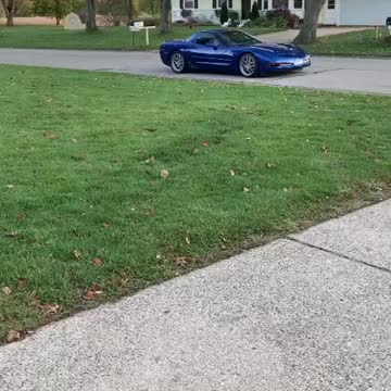 C5 corvette burn out!