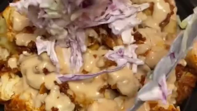 Chicken Salad with French Fries