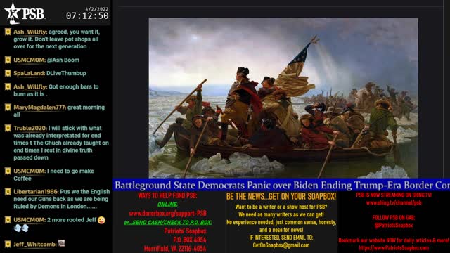 2022-04-02 07:10 EDT - Patriots Rising: with Lady RWB, Q Trooper & Majjik