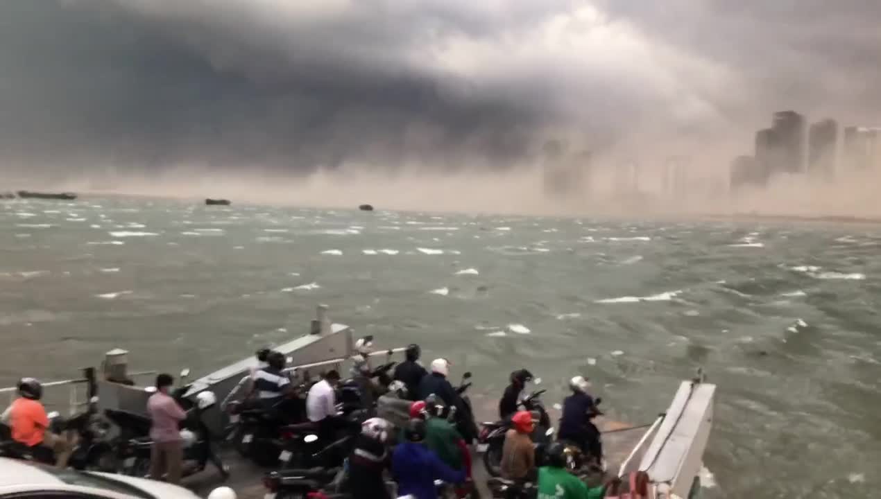River storms in Cambodia
