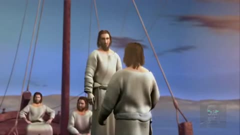 Jesus casts out demons from man (wt)