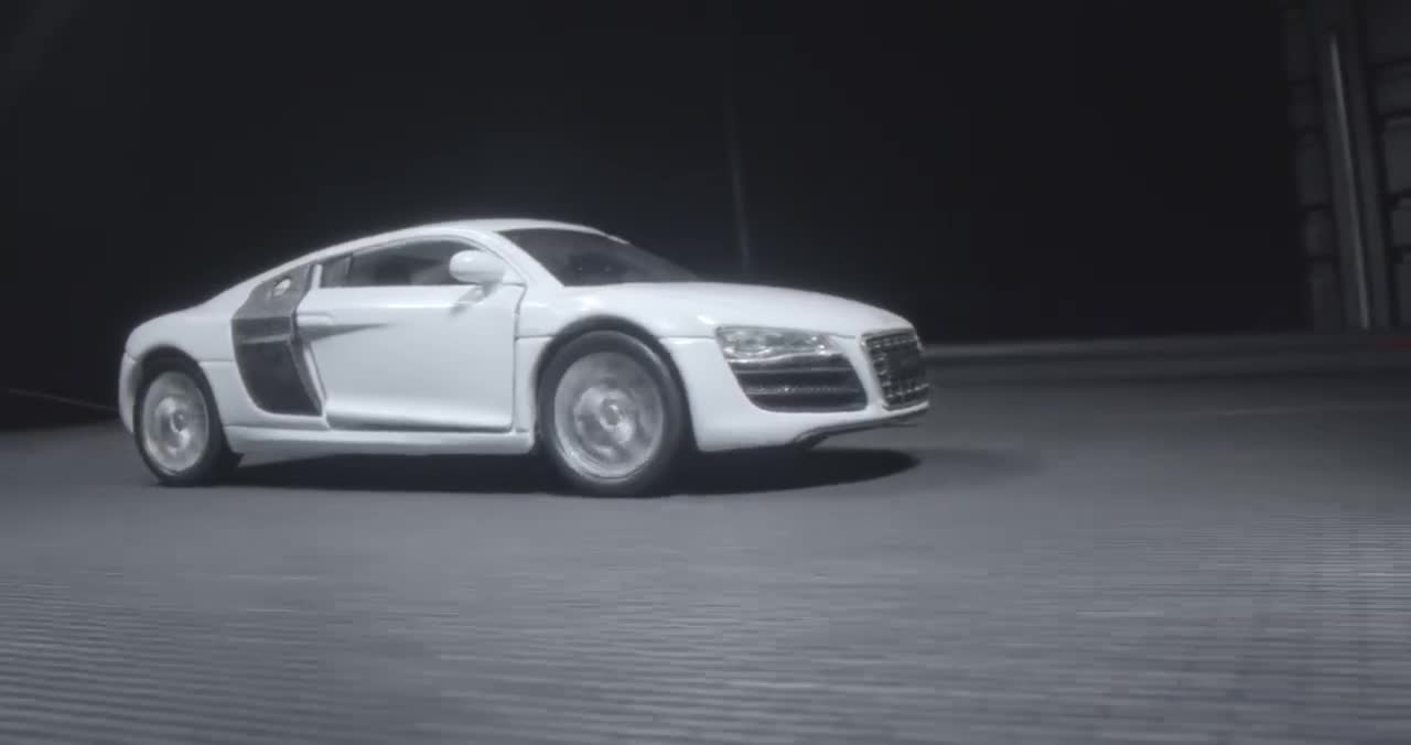 Toy Audi R8 small car speed