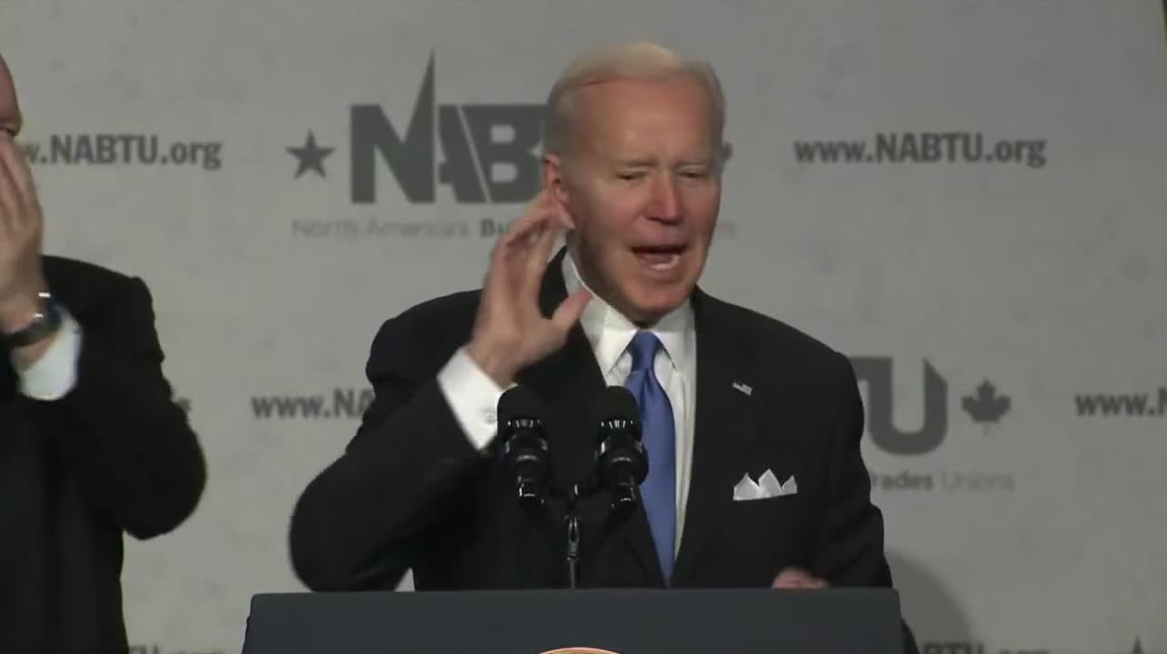 Biden: "You'd Better Stop! I'll Start Believing It"