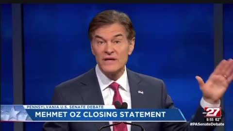 Oz's Closing Statement and ONE FINAL QUESTION -