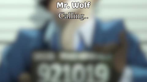 Mr. Wolf The Bad Guy calling #animal #pet