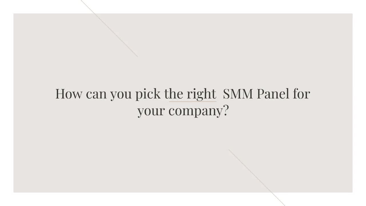 How to Choose The Best SMM Panel in India?