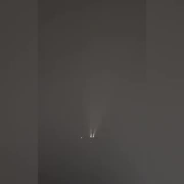 Plane being struck by lightning Vancouver International Airport in British Columbia