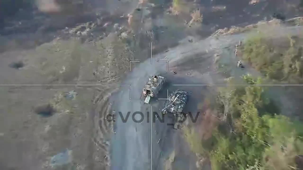 A Lancet destroy an ukrainian vehicle