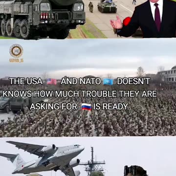 THE USA & NATO DOES`NT KNOW HOW READY RUSSIA ARE