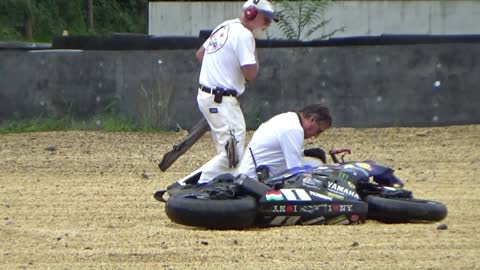 Antal Halasz crash Turn 1 at Summit Point Raceway 8/14/22