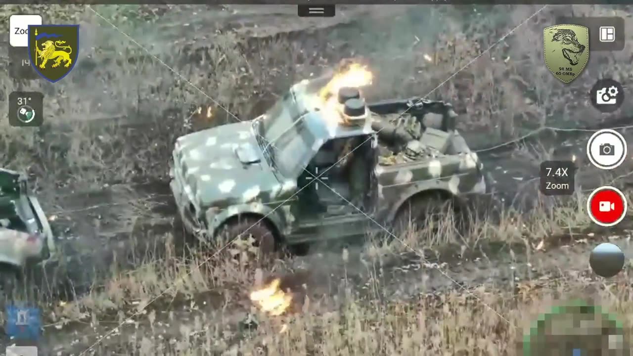 Wild Video of Russian Soldiers Charging Ukrainian Lines