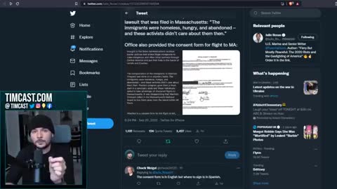 DESANTIS NUKES THE LIBS BY DROPPING CONSENT FORM PROVING MIGRANTS AGREED TO GO TO MARTHA'S VINEYARD