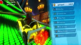Hyper Spaceway Nintendo Switch Gameplay - Crash Team Racing Nitro- Fueled