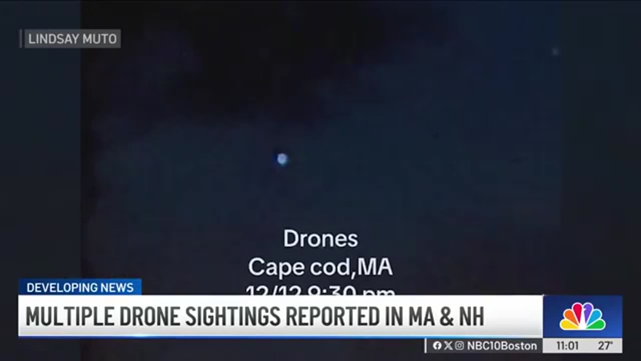 Multiple drone sightings reported in Mass. and NH