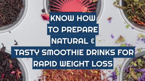 Smoothies for Weigh Loss - It Works!