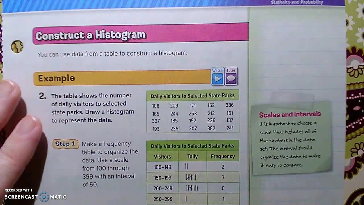 Gr 6 - Ch 12 - Lesson 2 - Histograms