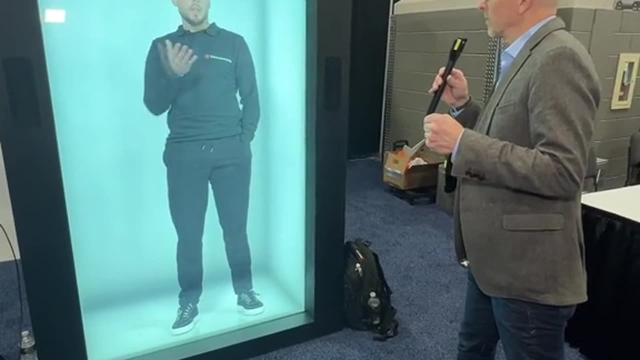 Holoconnect Video. It seems like person is physically there