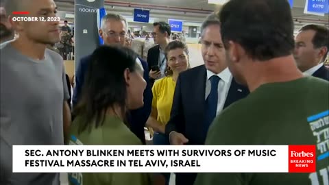 WATCH- Antony Blinken Meets With Survivors Of Hamas Attack On Israeli Music Festival