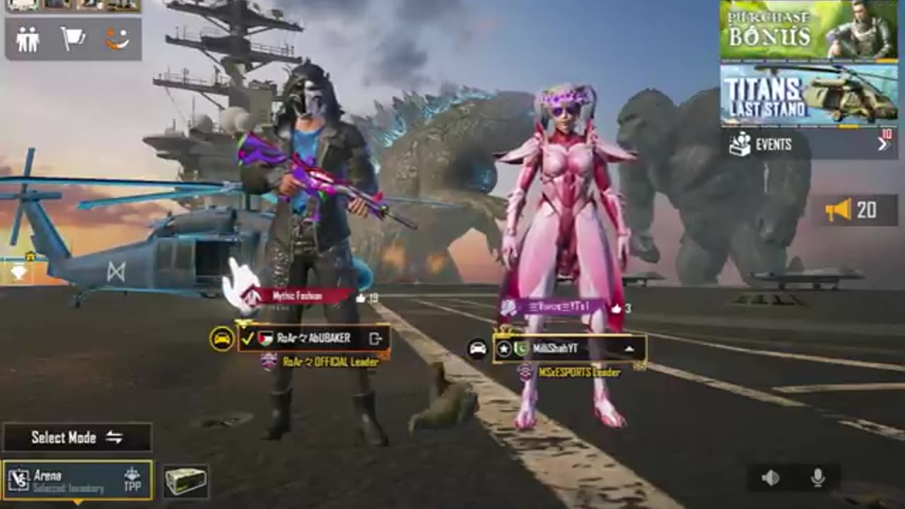 1 HEADSHOOT WIN 1 MYTHIC Mclaren - 1v1 CHALLENGE WITH CUTE VOICE GIRL MILLI SHAH - AJ KYA JEETA HAM