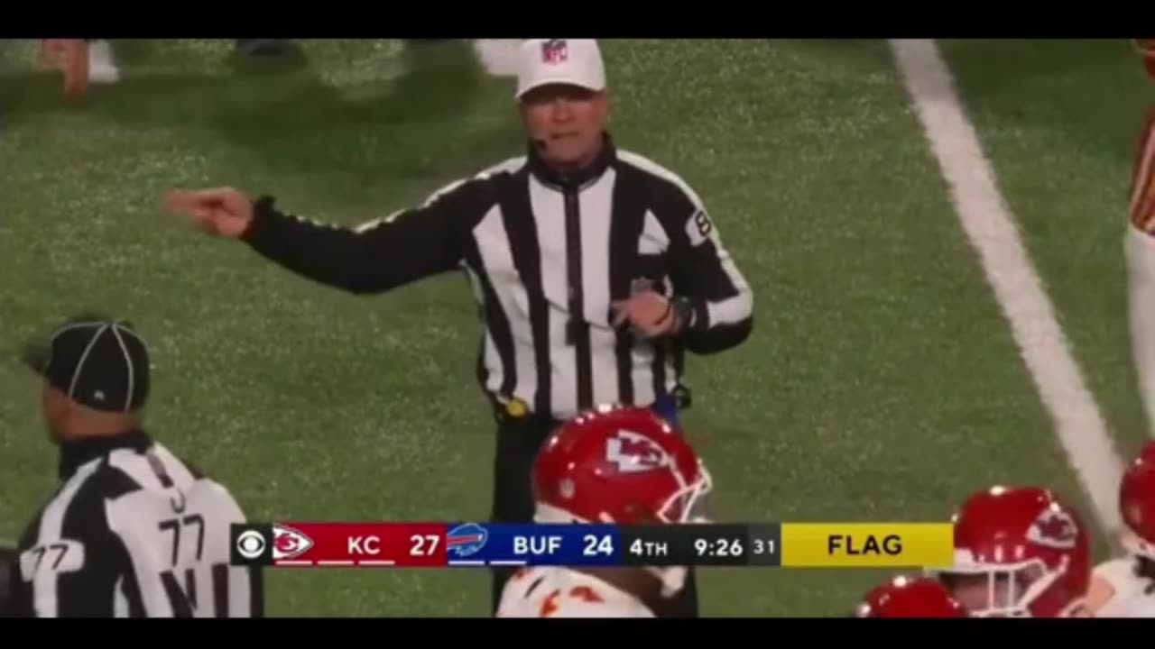 NFL Fans Furious at late interference call #chiefs #bills #afc #football #viral