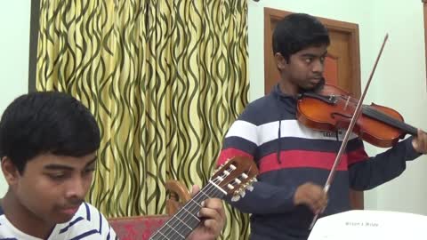 Soldiers Joy in Violin and Guitar