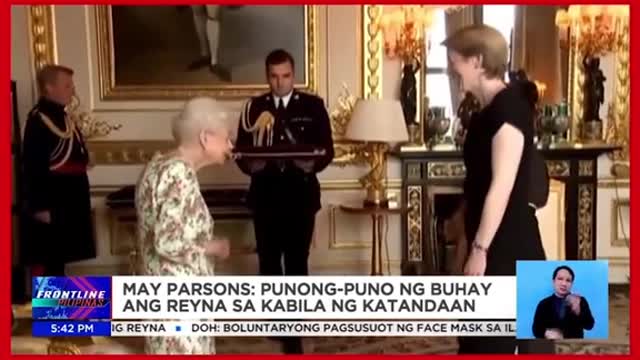 Pinay nurse sa UK, inalalasi Queen Elizabeth1