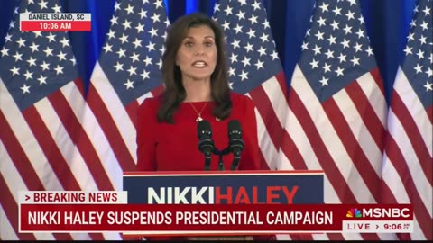 March 6, 2024 - Nikki Haley Suspends Presidential Campaign