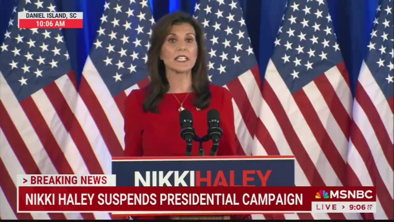 March 6, 2024 - Nikki Haley Suspends Presidential Campaign