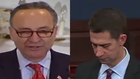 Senator Tom cotton mocks Chuck Schumer￼