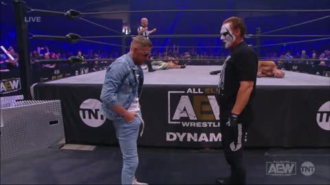 FIRST TIME Sting meets Organge Cassidy in Hilarious Stand off AEW Dynamite