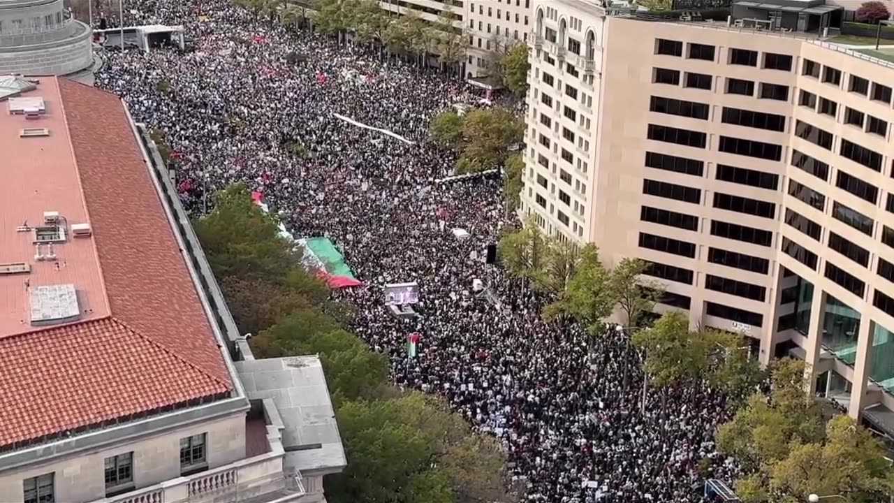 Nov. 4th National More than 100,000 Protest for Palestine in Washington D.C. [BT News]