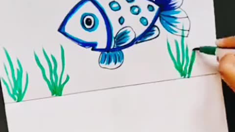 Draw a fish 🐟 properly