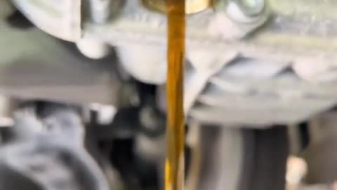 Automobile oil discharge