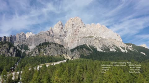 Dolomites from above . Dolomites, the most beautiful mountains in the world.