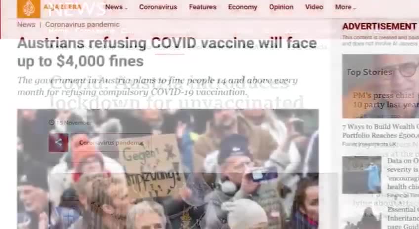 Anti vaxxer skal behandles som terrorister