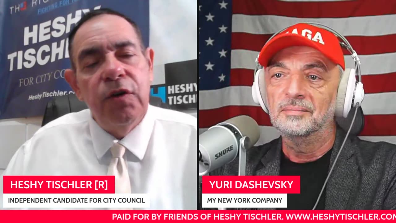 LIVE WITH HESHY TISCHLER [R] FOR NYC COUNCIL DIST. 44 an UPDATE