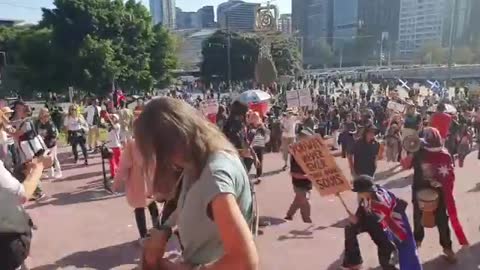 23/4/22 melbourne freedom rally 2